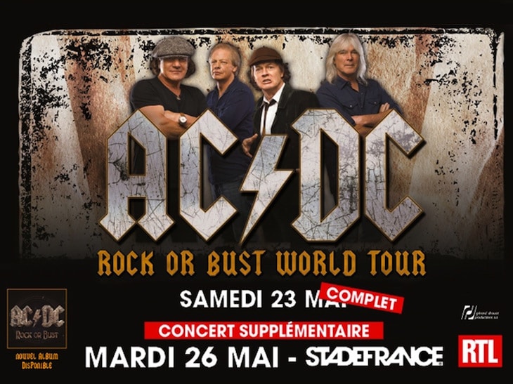 AC:DC au Stade de France en 2015, c’est reparti pour une tournée !3