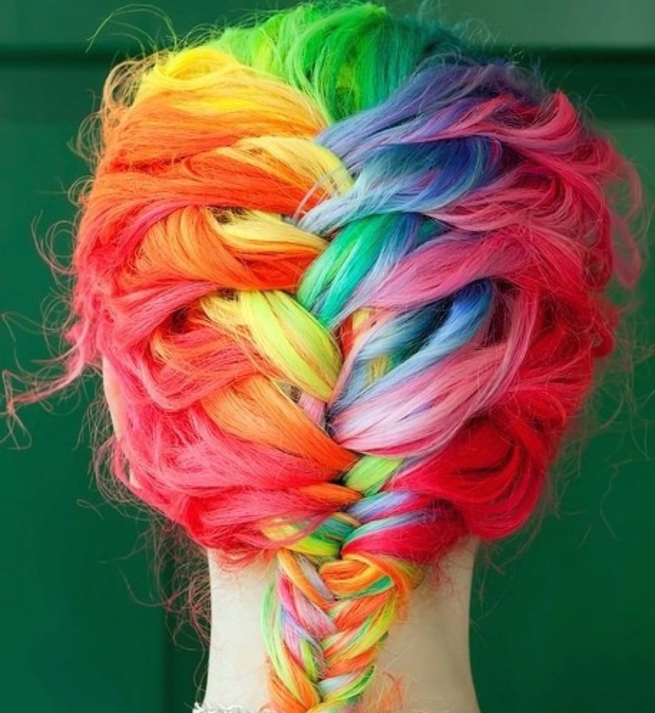 Les rainbow hair ou l’avalanche de couleurs !2